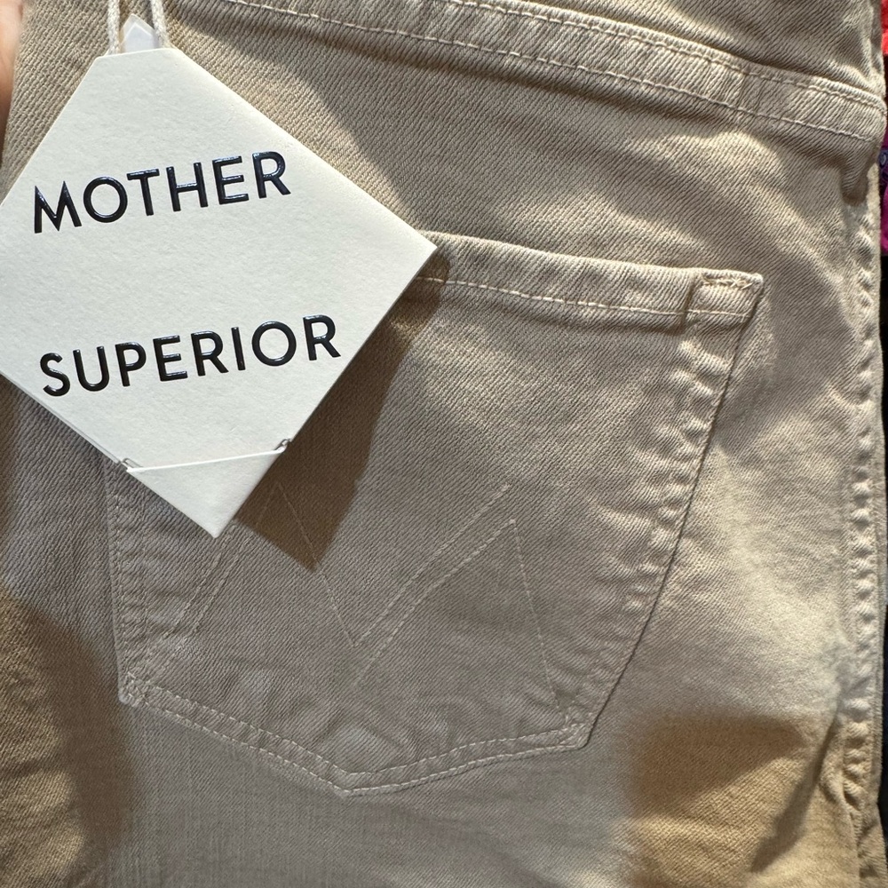 MOTHER The Dodger Flood Beige Pants